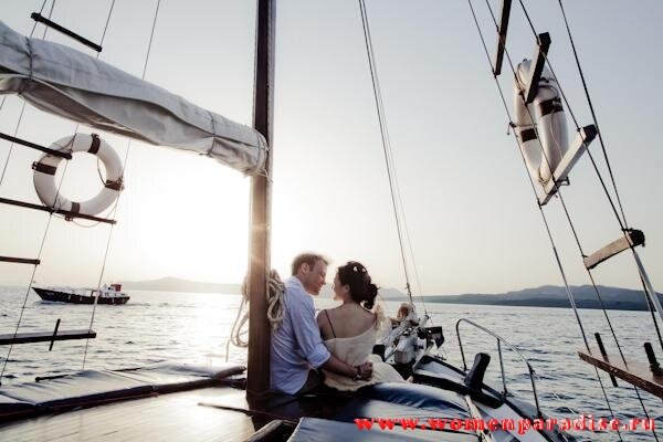 Свадьба в Греции на яхте