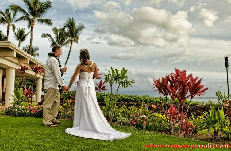 Гавайская свадьба