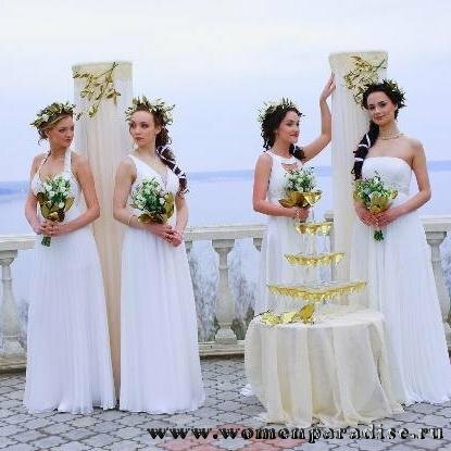Античный сценарий или свадьба в греческом стиле